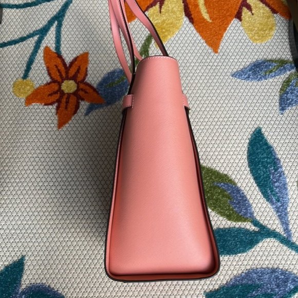 Michael Kors Carmen Large Leather NS Tote Sherbert - Picture 3 of 16